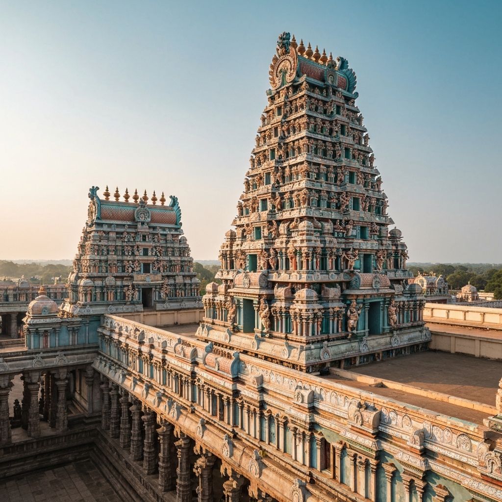 Thiruchendur Murugan Temple Gopuram
